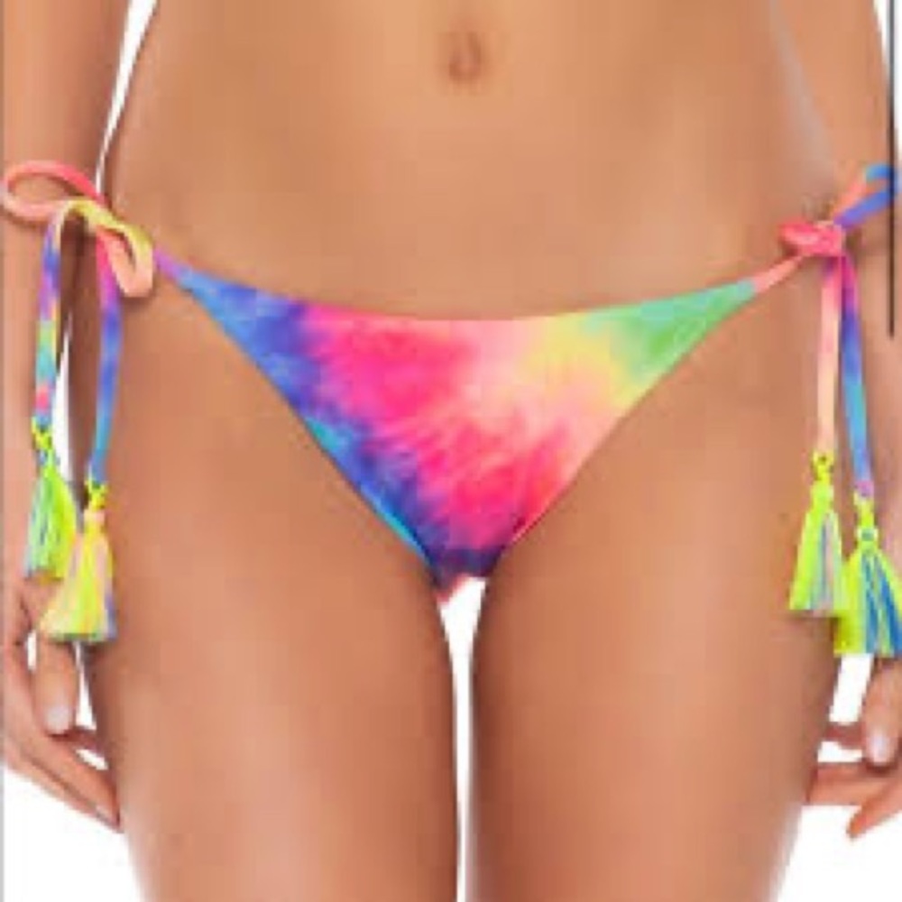BECCA swim Reversible Tie Dye Bottom